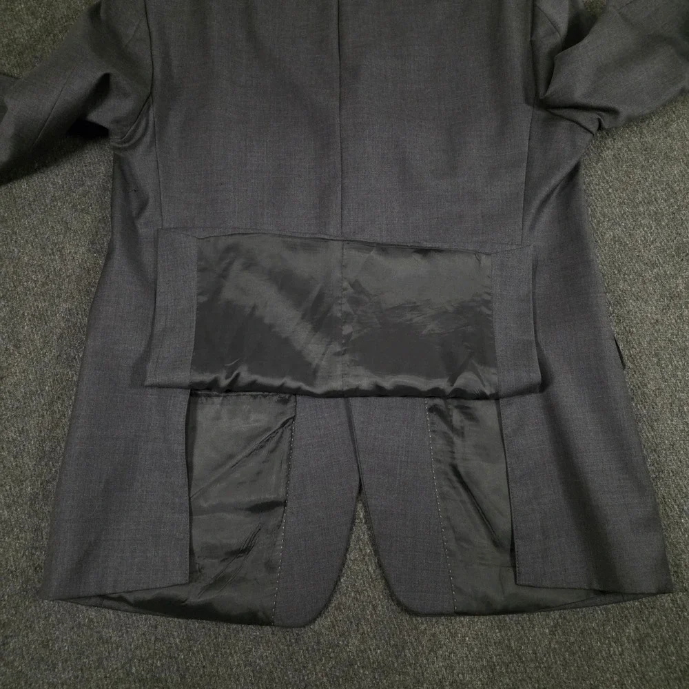 Joseph Abboud Mens Charcoal Gray Wool Blazer Sport Coat Jacket Size 40R‎